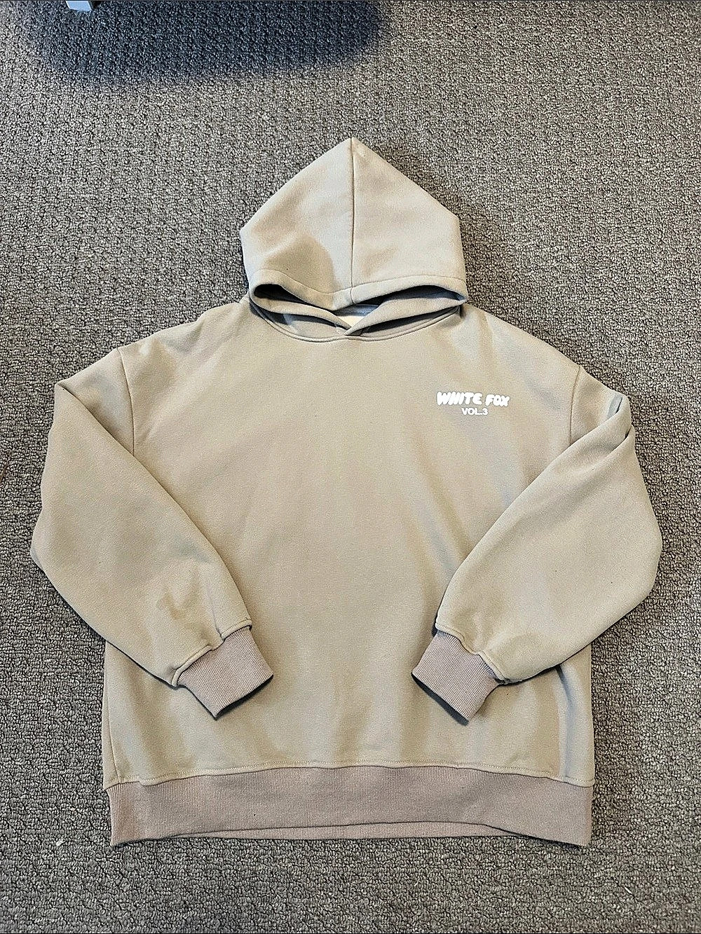 White Fox Boutique Vol. 3 Oversized Hoodie Beige